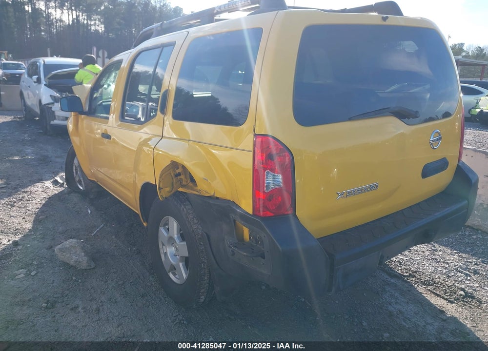 2006 NISSAN XTERRA X VIN: 5N1AN08U86C505915