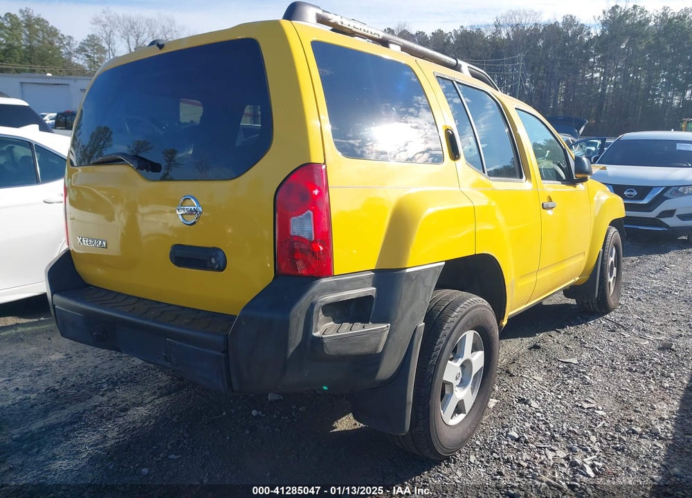 2006 NISSAN XTERRA X VIN: 5N1AN08U86C505915