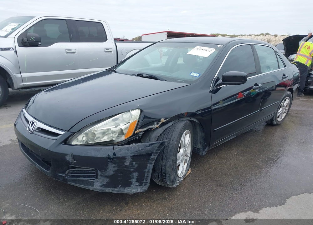 2007 HONDA ACCORD 2.4 EX VIN: 1HGCM56877A173614