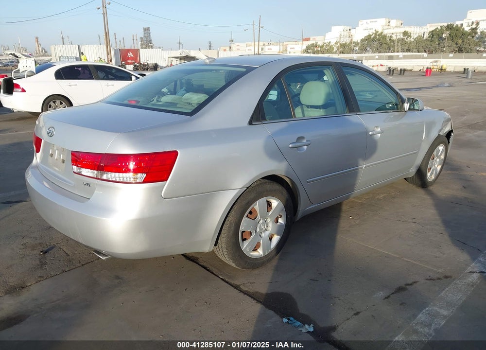2008 HYUNDAI SONATA GLS V6 VIN: 5NPET46F78H377777