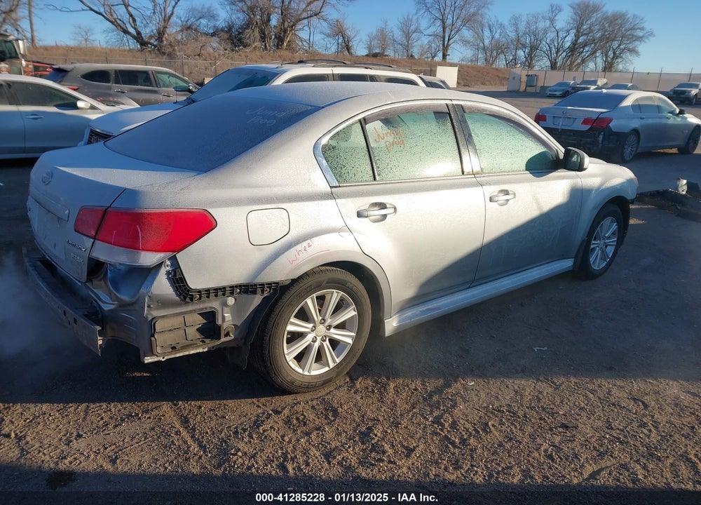 2012 SUBARU LEGACY VIN: 4S3BMBG61C3039637