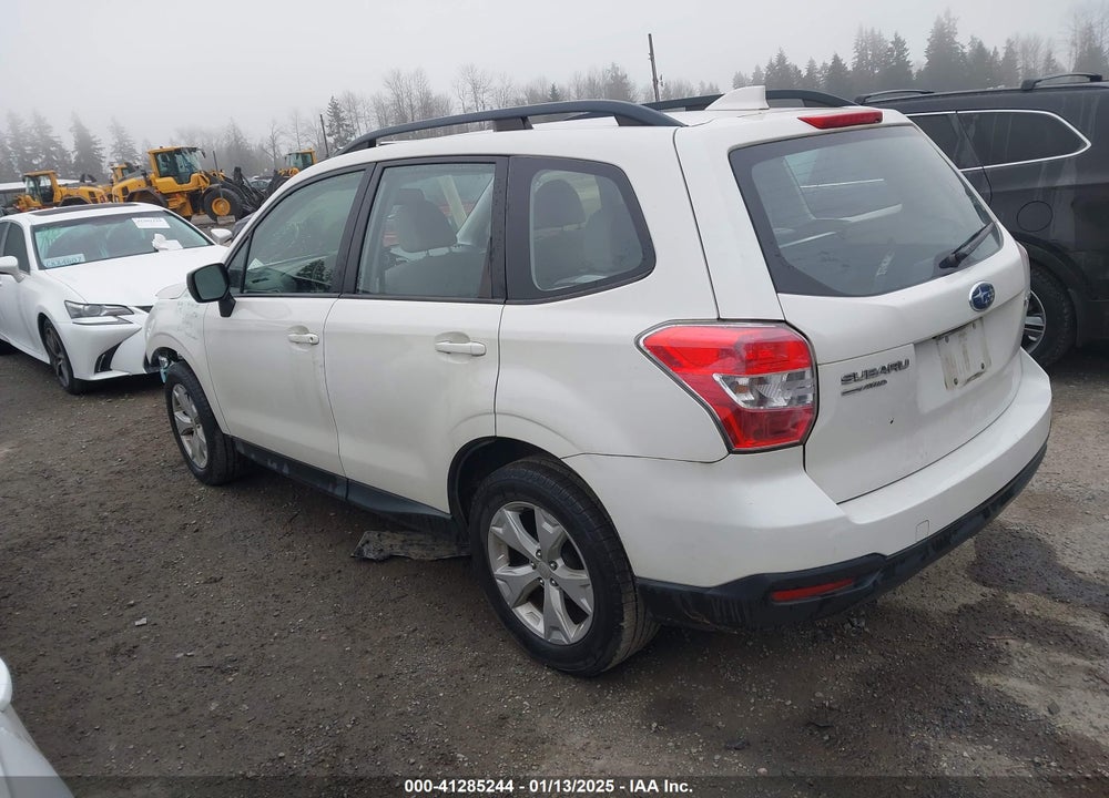 2016 SUBARU FORESTER 2.5I VIN: JF2SJABC2GH455030