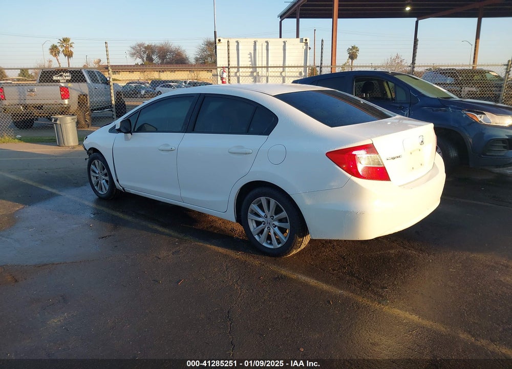 2012 HONDA CIVIC EX VIN: 19XFB2F81CE320310