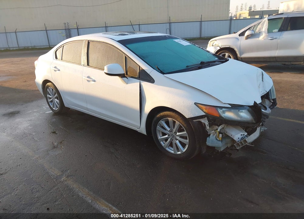 2012 HONDA CIVIC EX VIN: 19XFB2F81CE320310