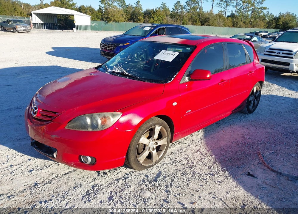 2005 MAZDA 3 S VIN: JM1BK343X51304740