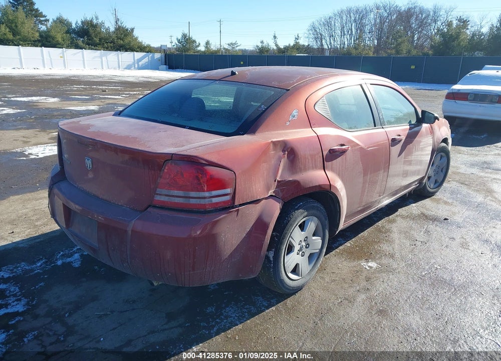2008 DODGE AVENGER SE VIN: 1B3LC46K78N595370