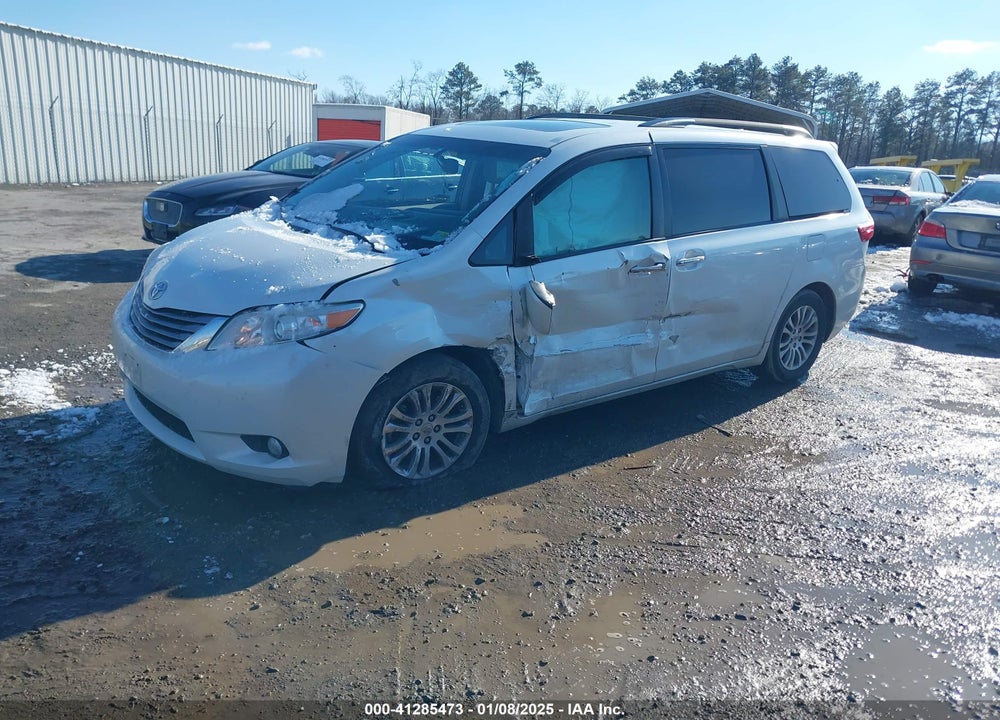 2016 TOYOTA SIENNA XLE PREMIUM 8 PASSENGER VIN: 5TDYK3DC9GS756291