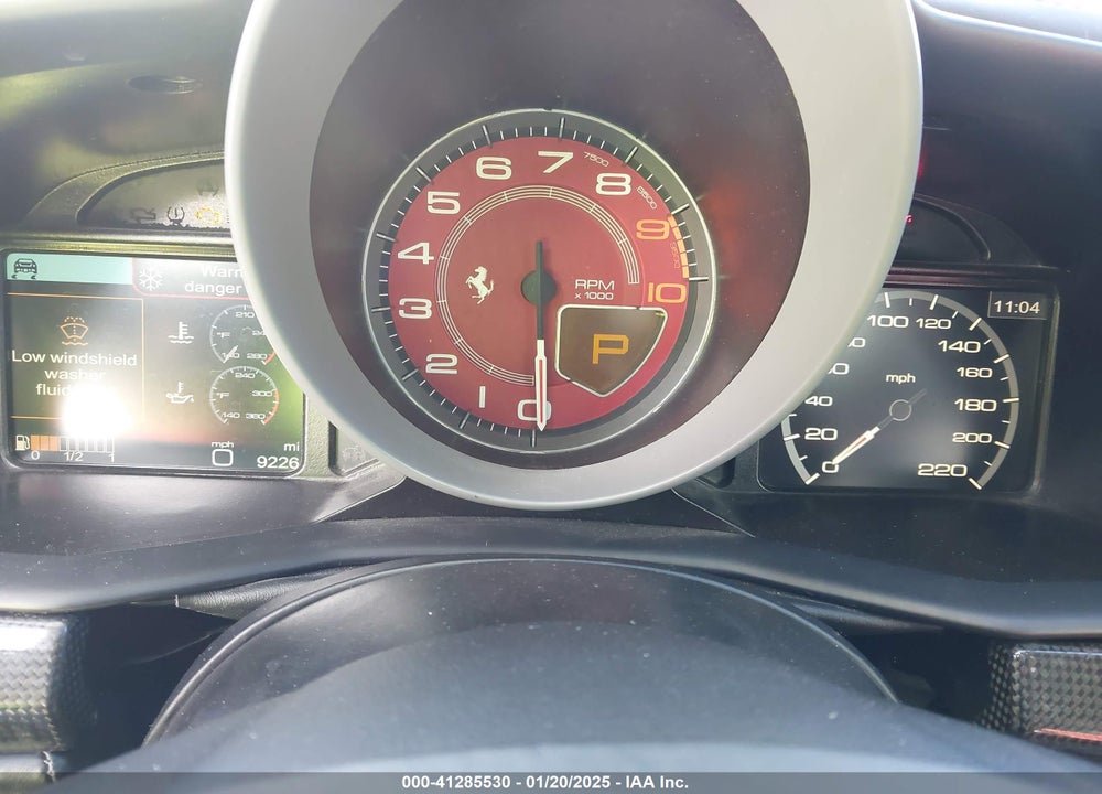 2011 FERRARI 458 ITALIA VIN: ZFF67NFA7B0178589