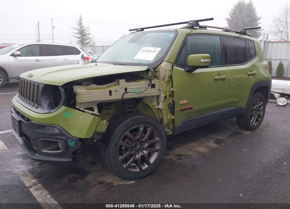 2016 JEEP RENEGADE LATITUDE VIN: ZACCJBBT6GPD56227