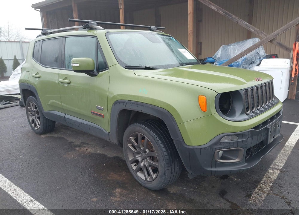 2016 JEEP RENEGADE LATITUDE VIN: ZACCJBBT6GPD56227