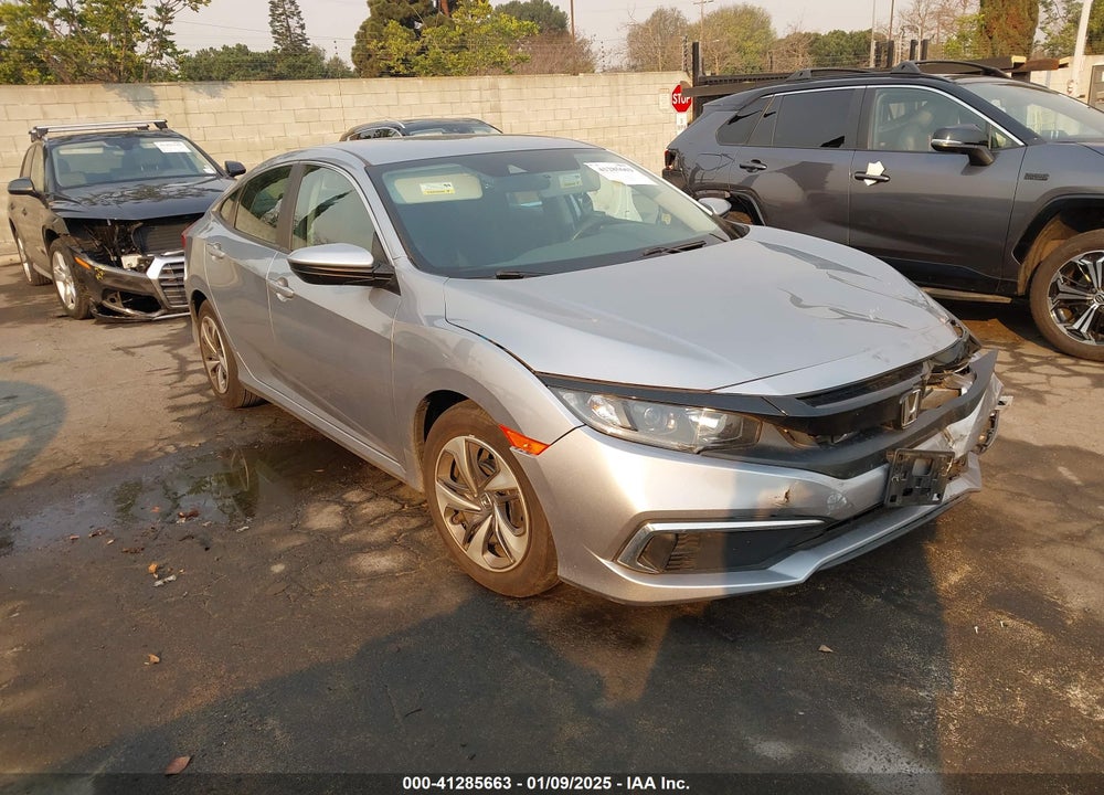 2019 HONDA CIVIC LX VIN: 19XFC2F60KE209905