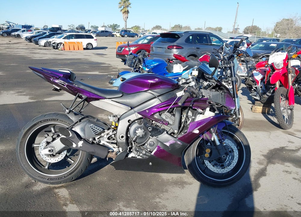 2012 YAMAHA YZFR6 VIN: JYARJ16E8CA027308
