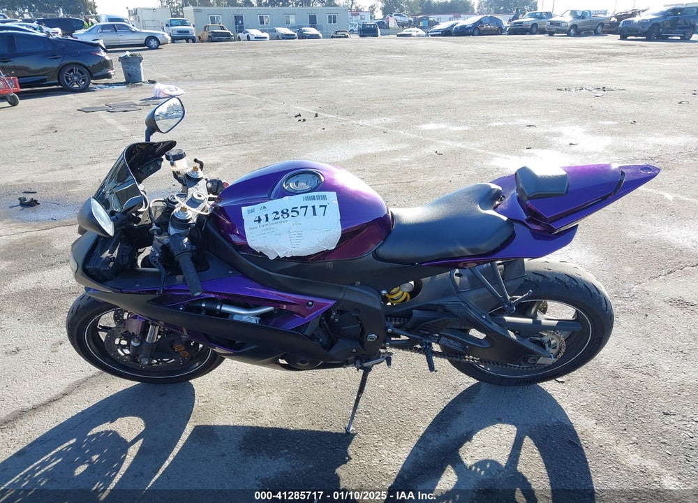 2012 YAMAHA YZFR6 VIN: JYARJ16E8CA027308