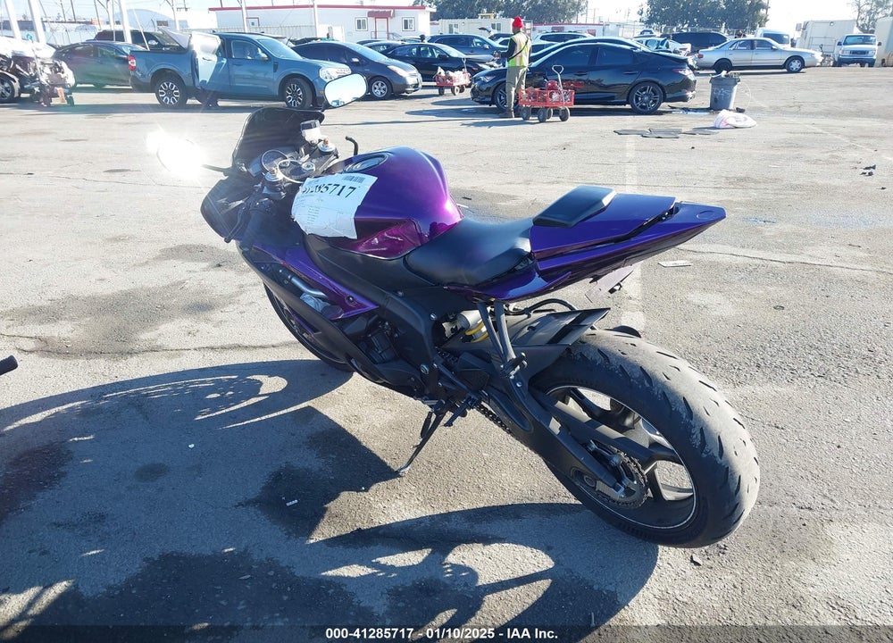 2012 YAMAHA YZFR6 VIN: JYARJ16E8CA027308