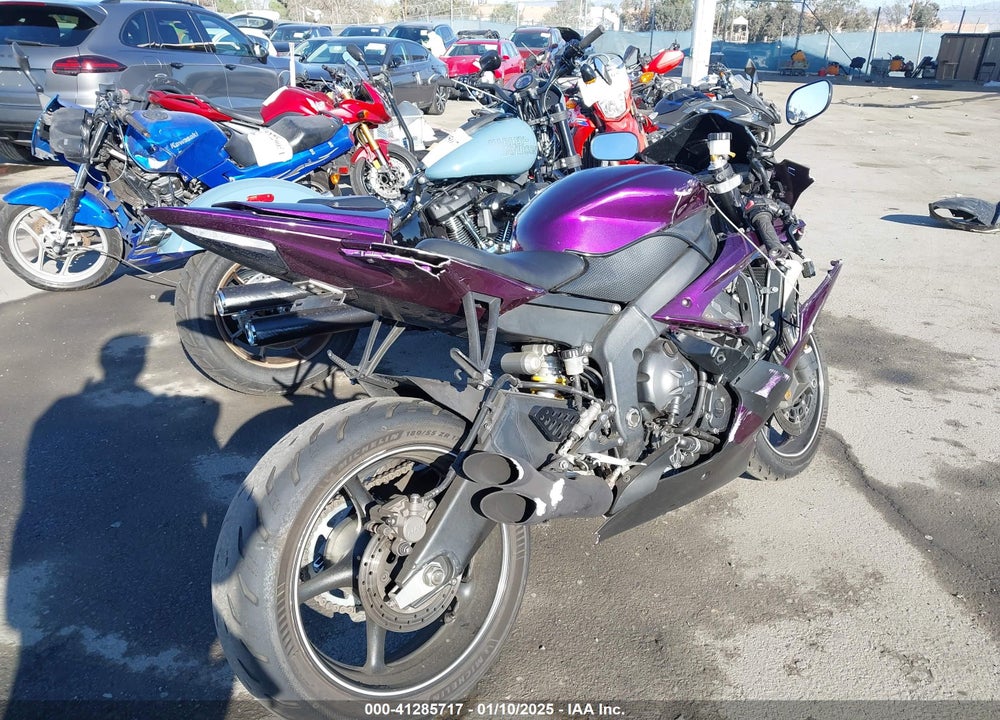 2012 YAMAHA YZFR6 VIN: JYARJ16E8CA027308