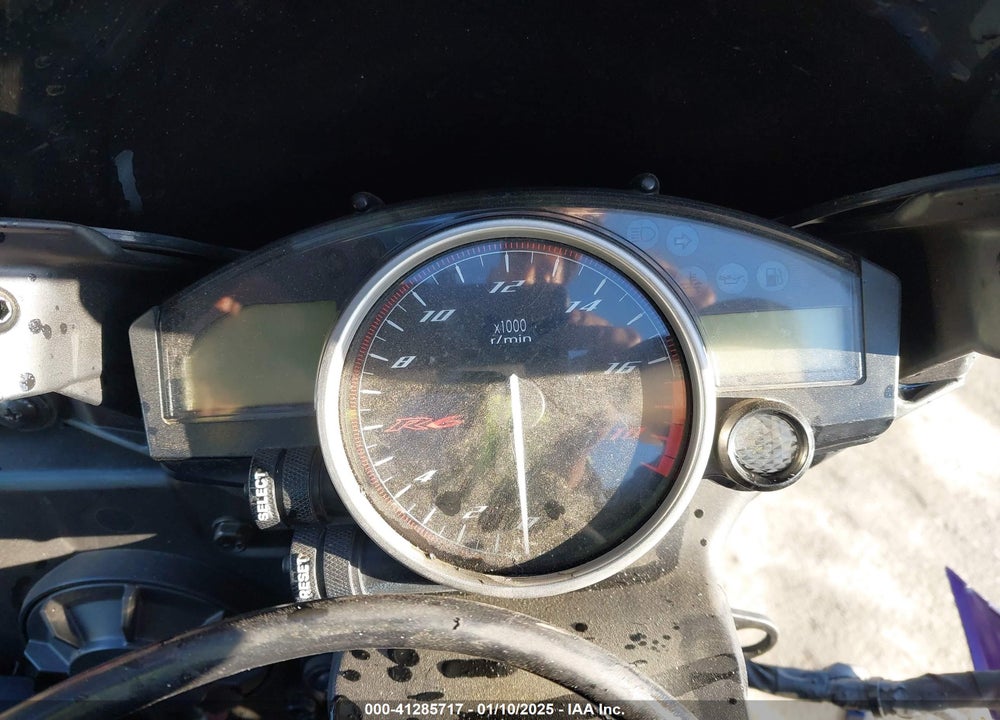 2012 YAMAHA YZFR6 VIN: JYARJ16E8CA027308