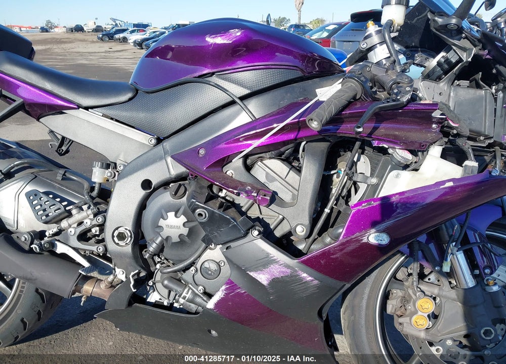 2012 YAMAHA YZFR6 VIN: JYARJ16E8CA027308