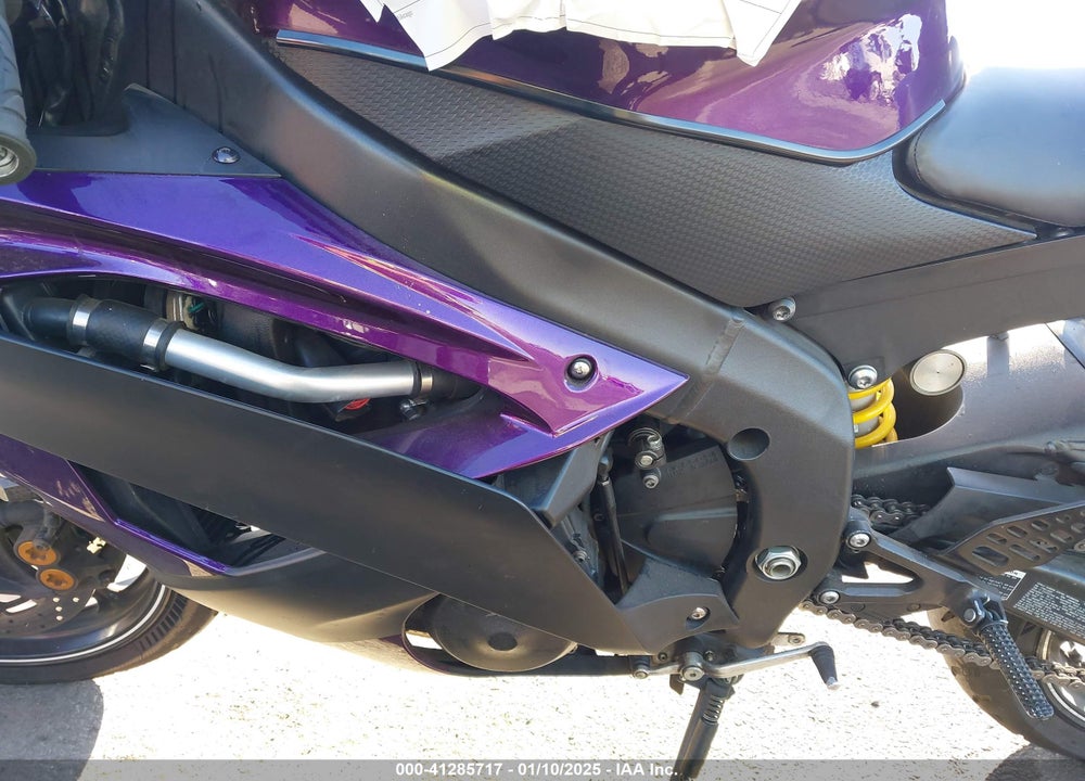 2012 YAMAHA YZFR6 VIN: JYARJ16E8CA027308