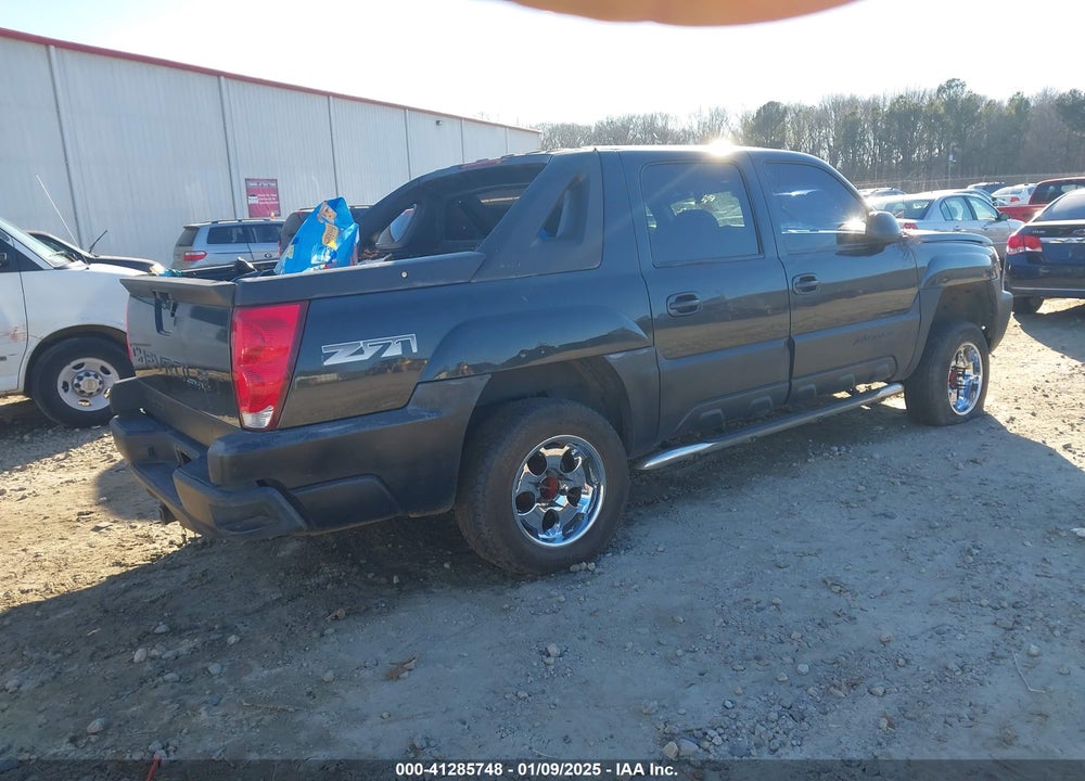 2003 CHEVROLET AVALANCHE 1500 VIN: 3GNEK13T43G119348