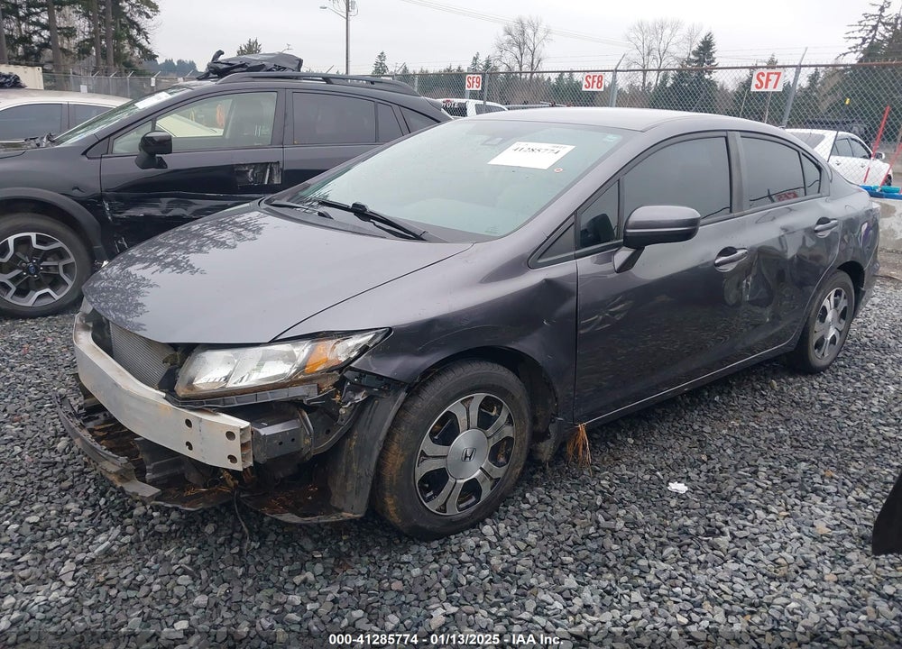 2015 HONDA CIVIC HYBRID VIN: 19XFB4F27FE000520