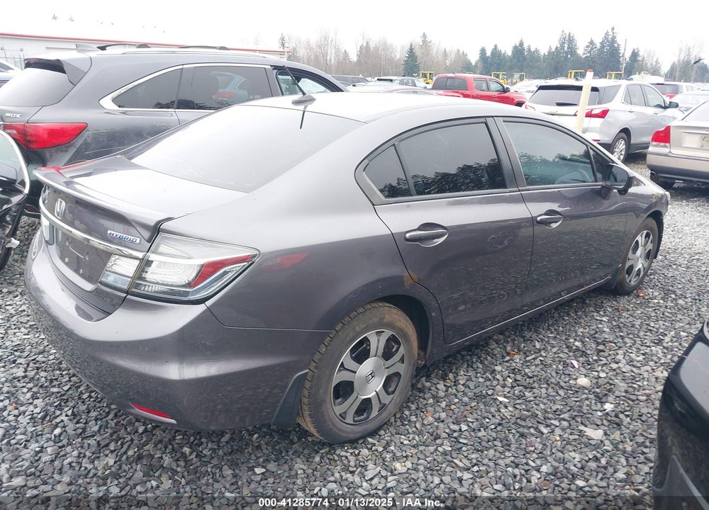 2015 HONDA CIVIC HYBRID VIN: 19XFB4F27FE000520