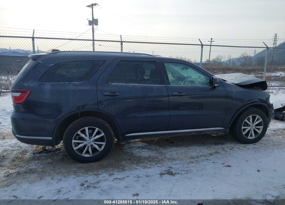 2016 DODGE DURANGO LIMITED VIN: 1C4RDJDG6GC315371