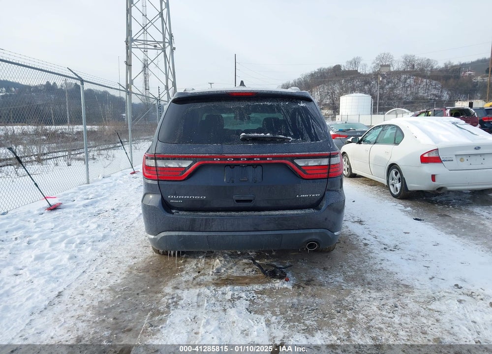 2016 DODGE DURANGO LIMITED VIN: 1C4RDJDG6GC315371