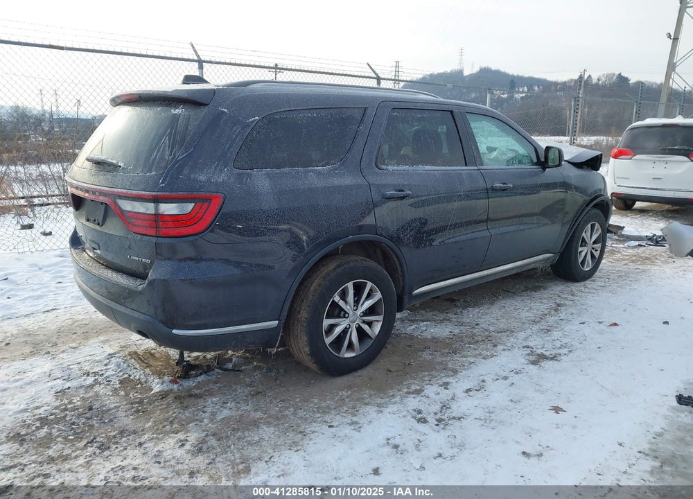 2016 DODGE DURANGO LIMITED VIN: 1C4RDJDG6GC315371