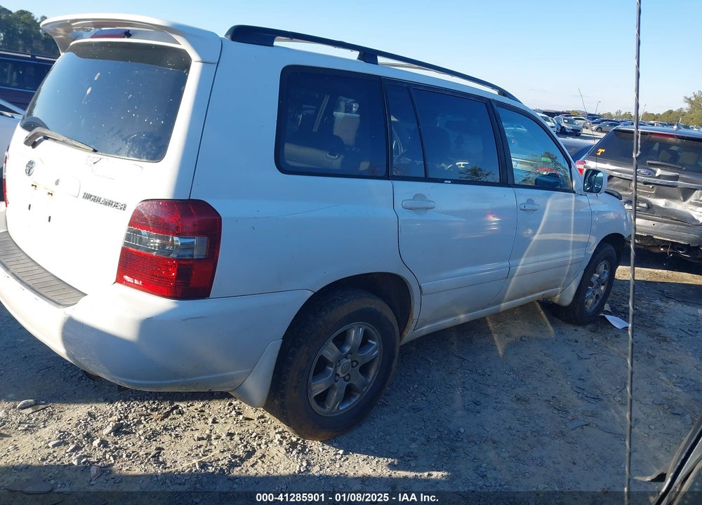 2007 TOYOTA HIGHLANDER V6 VIN: JTEEP21A570219790
