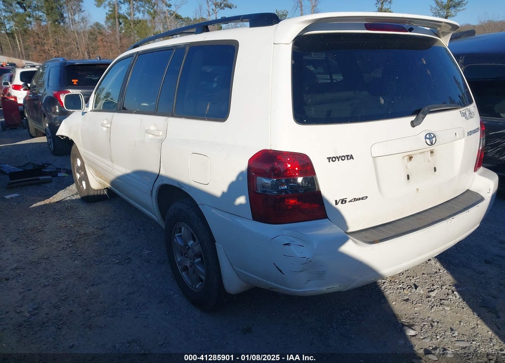 2007 TOYOTA HIGHLANDER V6 VIN: JTEEP21A570219790