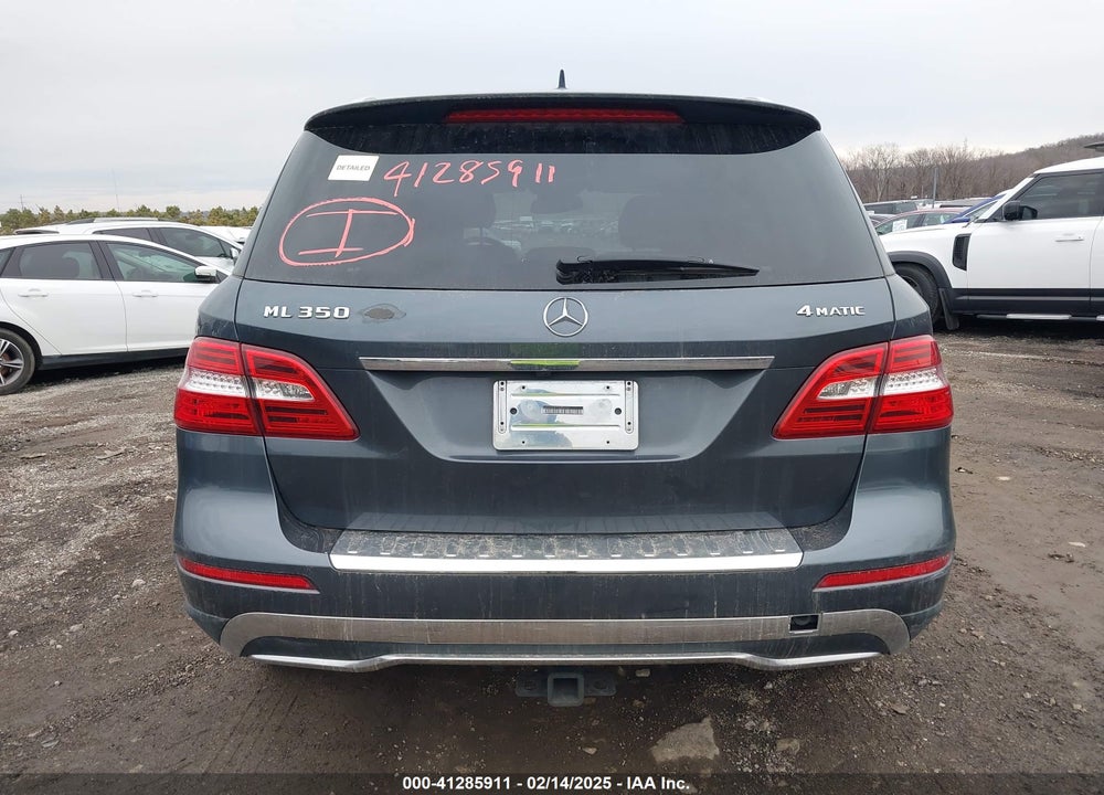 2012 MERCEDES-BENZ ML 350 4MATIC VIN: 4JGDA5HB7CA096253