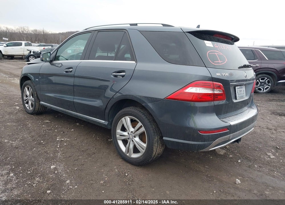 2012 MERCEDES-BENZ ML 350 4MATIC VIN: 4JGDA5HB7CA096253