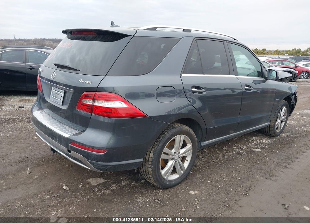 2012 MERCEDES-BENZ ML 350 4MATIC VIN: 4JGDA5HB7CA096253