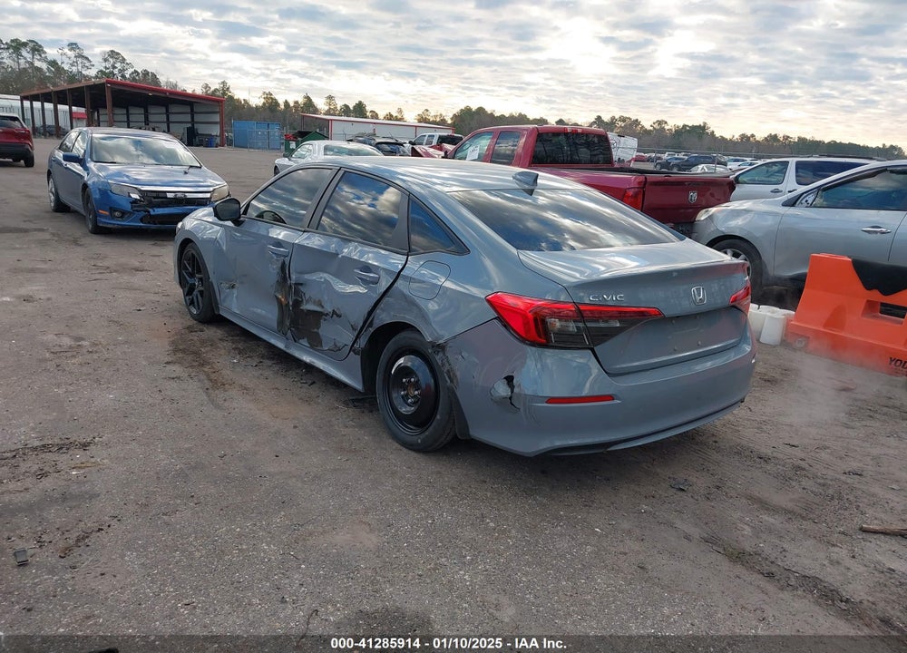 2022 HONDA CIVIC VIN: 2HGFE2F5XNH555908
