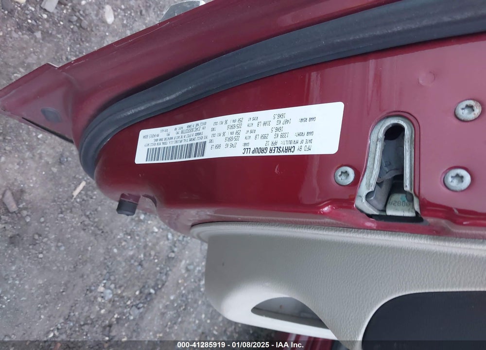 2012 CHRYSLER TOWN & COUNTRY TOURING VIN: 2C4RC1BG9CR337288