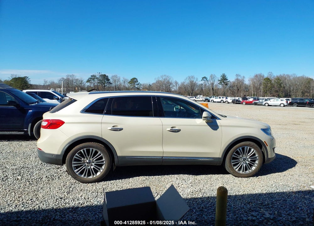 2016 LINCOLN MKX RESERVE VIN: 2LMPJ6LR5GBL59233