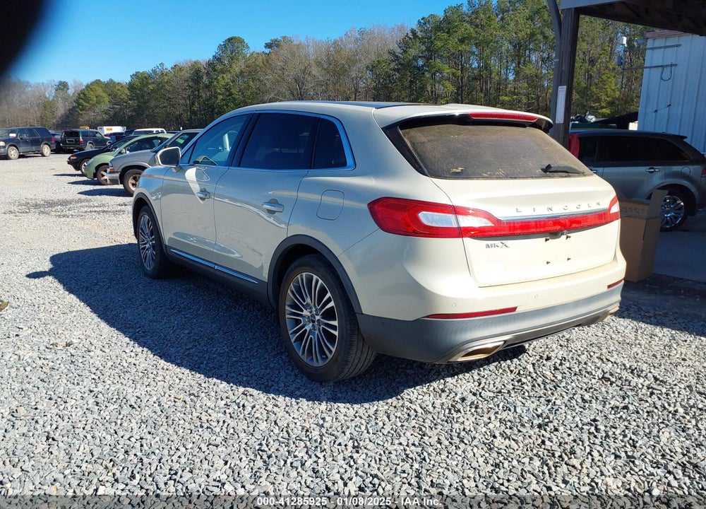 2016 LINCOLN MKX RESERVE VIN: 2LMPJ6LR5GBL59233