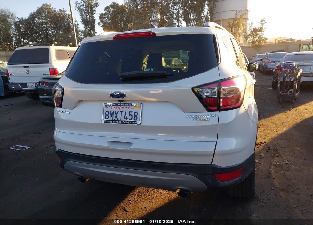 2017 FORD ESCAPE TITANIUM VIN: 1FMCU0JDXHUD84534
