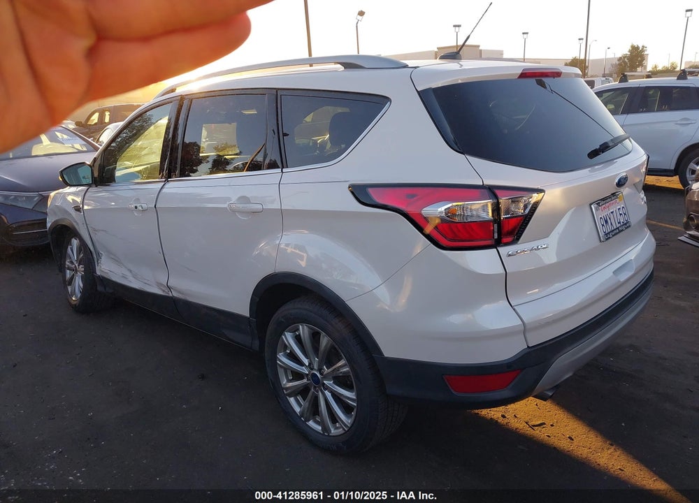 2017 FORD ESCAPE TITANIUM VIN: 1FMCU0JDXHUD84534