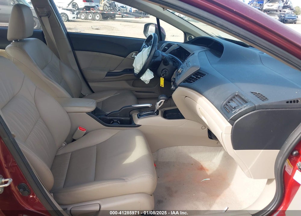 2012 HONDA CIVIC VIN: 2HGFB2F91CH567339