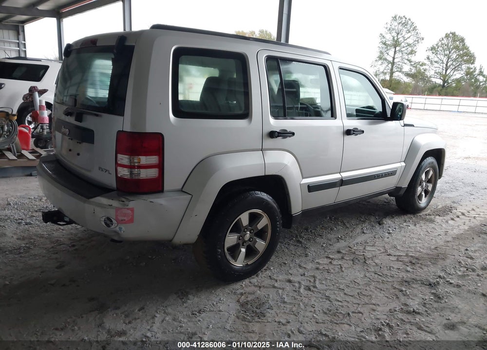2008 JEEP LIBERTY SPORT VIN: 1J8GP28K58W182663