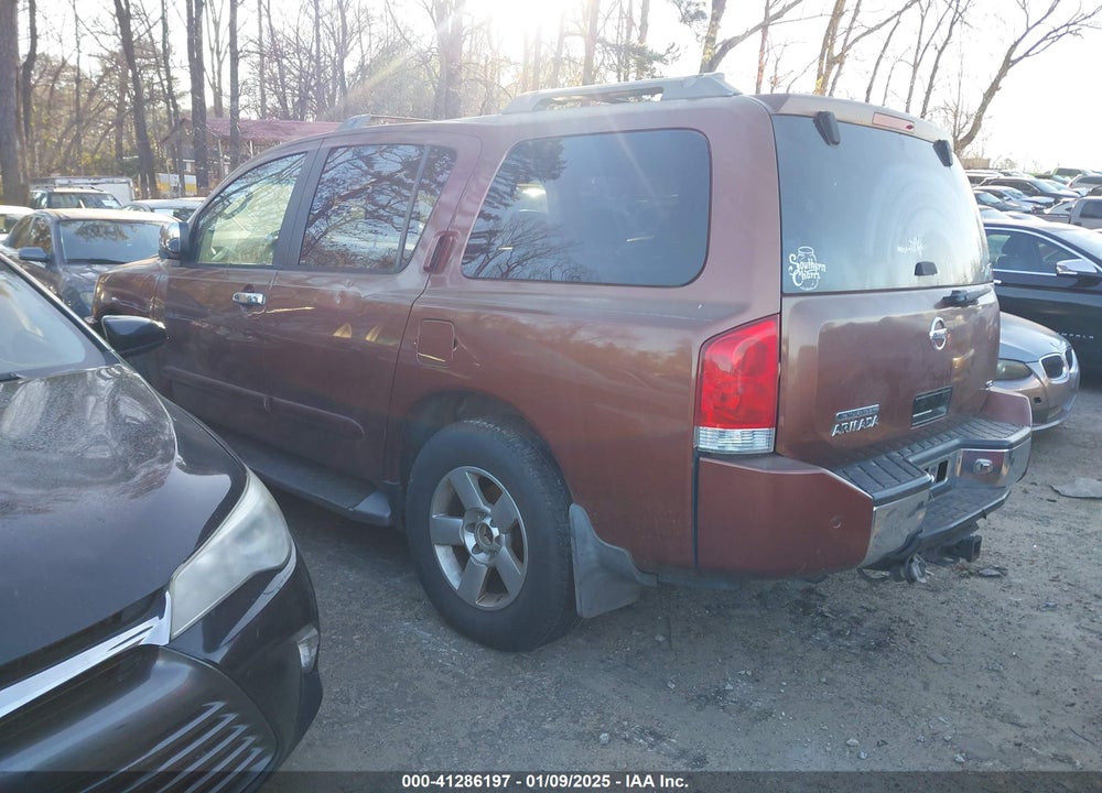 2004 NISSAN PATHFINDER ARMADA SE VIN: 5N1AA08B04N706221