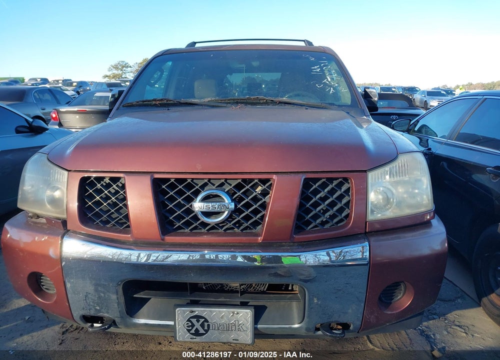 2004 NISSAN PATHFINDER ARMADA SE VIN: 5N1AA08B04N706221