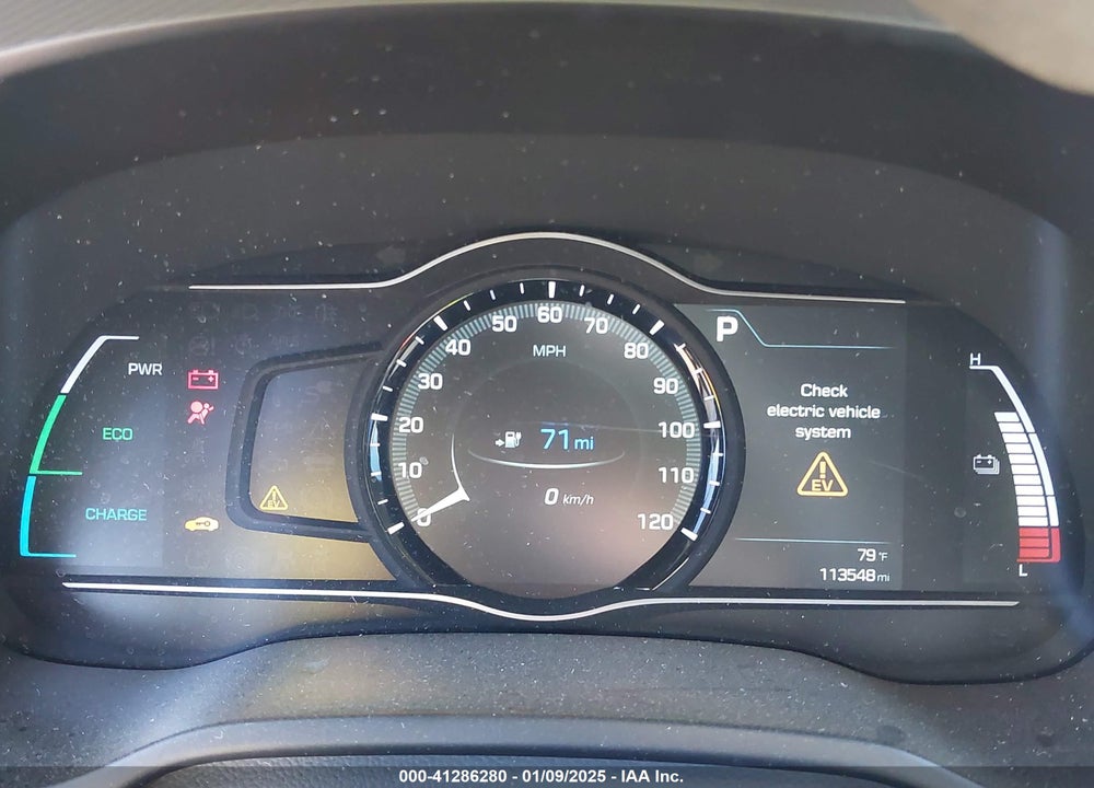 2018 HYUNDAI IONIQ ELECTRIC VIN: KMHC75LH7JU023756