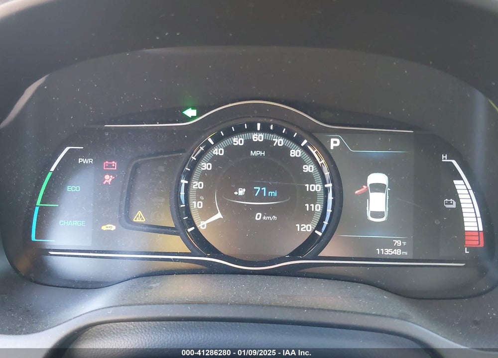 2018 HYUNDAI IONIQ ELECTRIC VIN: KMHC75LH7JU023756