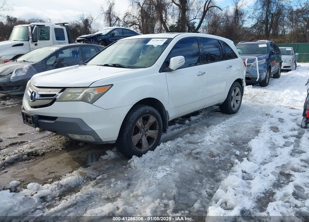 2007 ACURA MDX SPORT PACKAGE VIN: 2HNYD28577H512423