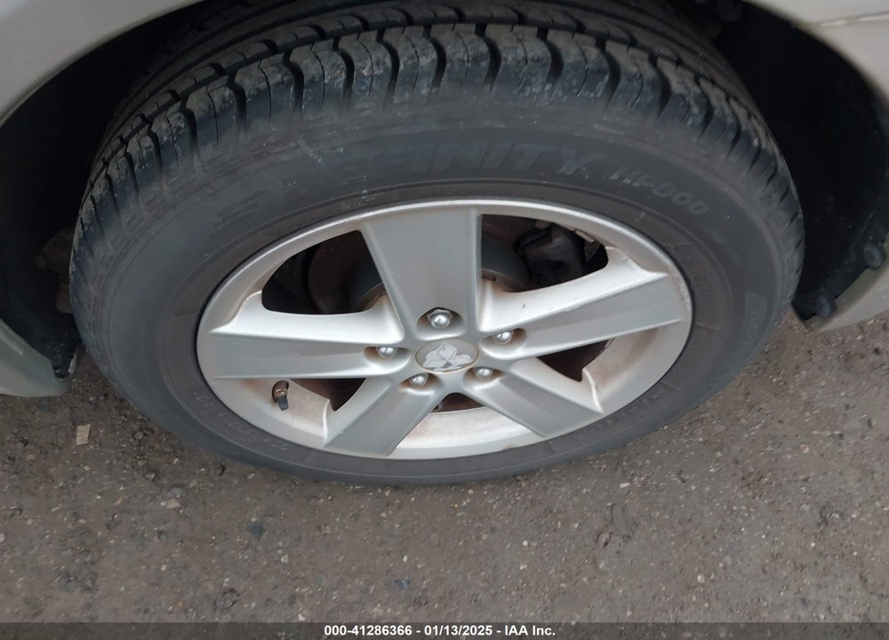 2008 MITSUBISHI LANCER DE/ES VIN: JA3AU26U28U040341