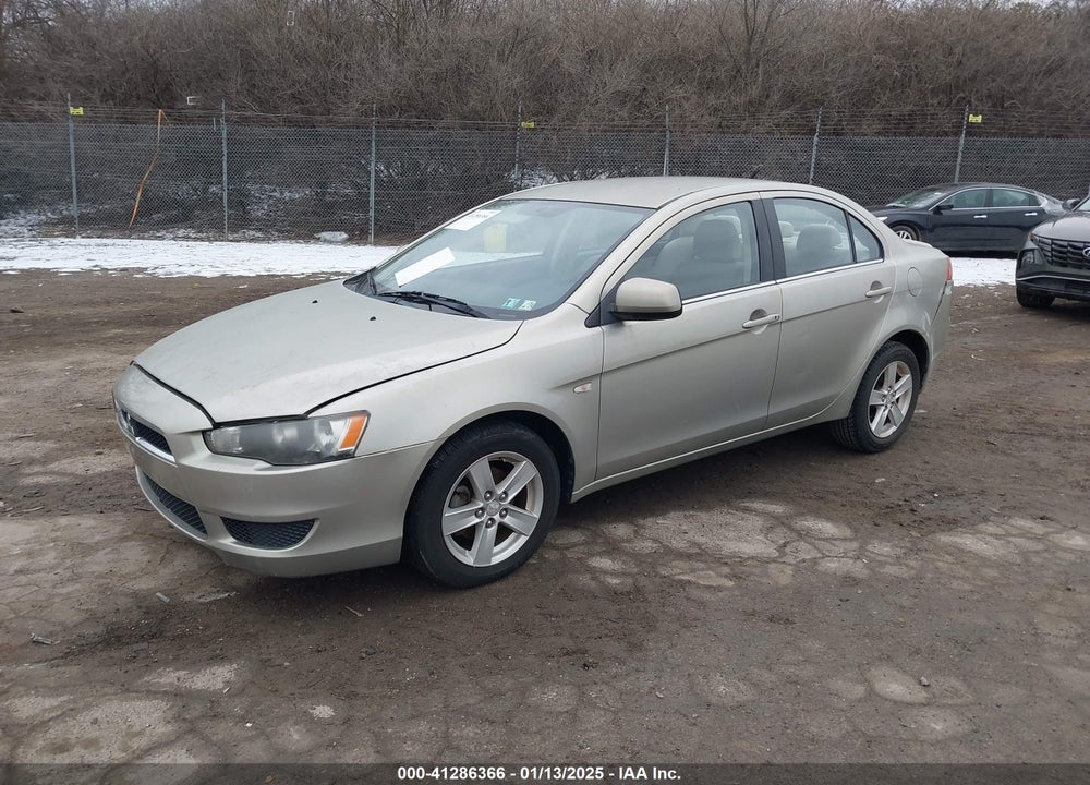 2008 MITSUBISHI LANCER DE/ES VIN: JA3AU26U28U040341
