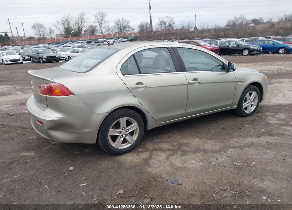 2008 MITSUBISHI LANCER DE/ES VIN: JA3AU26U28U040341