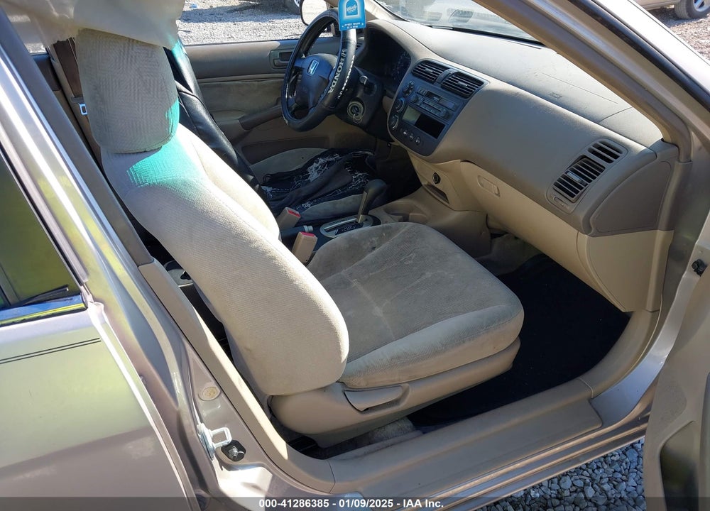 2001 HONDA CIVIC LX VIN: 1HGES16591L007071